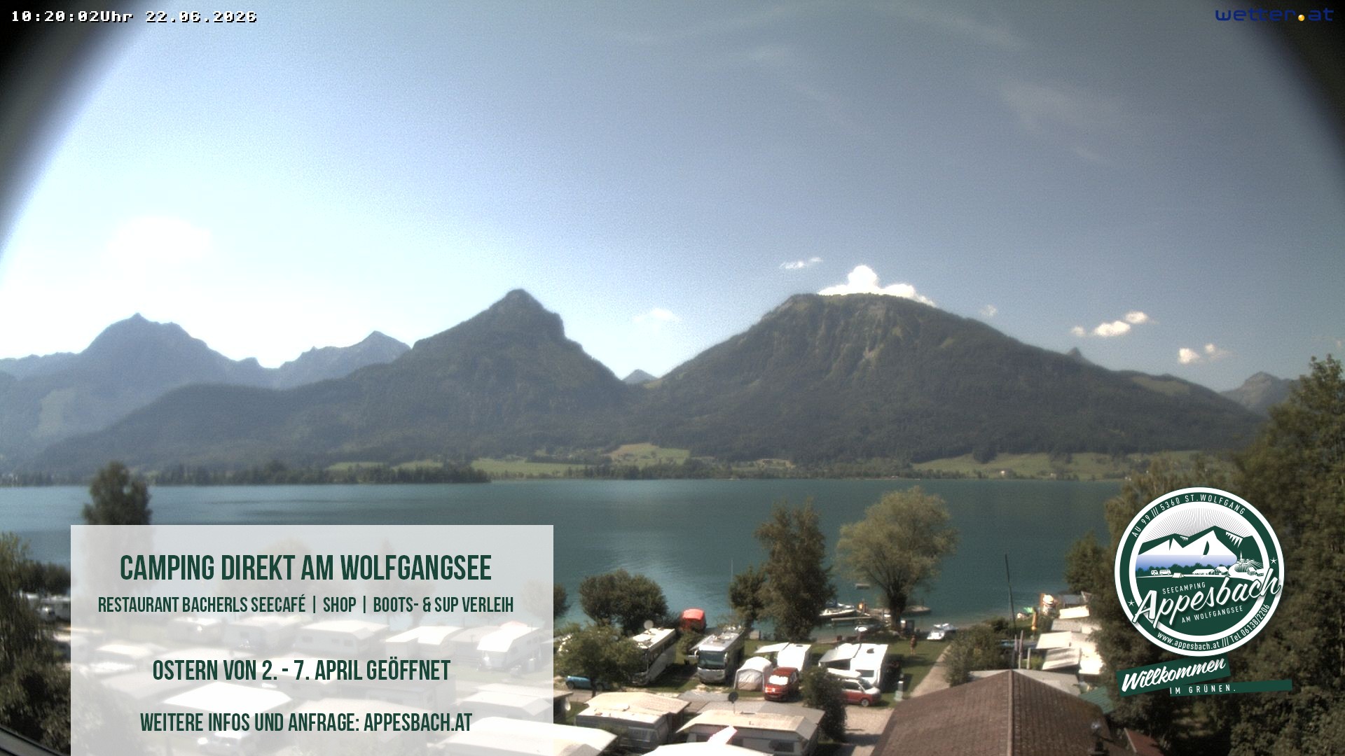 Aktuellstes Bild Webcam Seecamping Appesbach